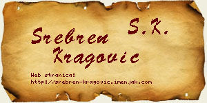 Srebren Kragović vizit kartica